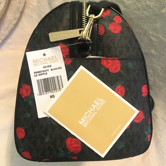 👑✅PRICE FIRM✅Beautiful Floral Michaeal Kors hand bag. NWT - Picture 7 of 15